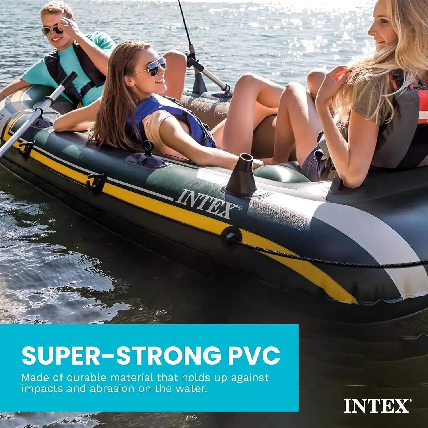 INTEX 66332EP Seahawk 2 – zest – Fishing Boat Oar recenzja i cena